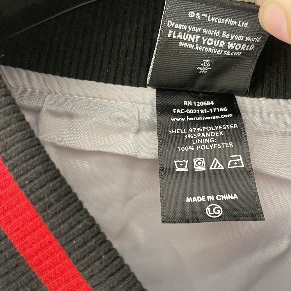 Her Universe Star Wars Captain Phasma Satin Bomber Jacket - Picture 8 of 14